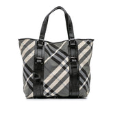 Medium Beat Check Nylon Victoria Tote